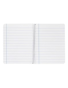 Cuaderno espiral liderpapel din a4 witty tapa dura 80h 90gr pauta 35mm con margen color verde