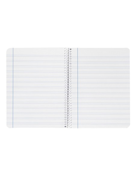 Cuaderno espiral liderpapel din a4 witty tapa dura 80h 90gr pauta 35mm con margen color azul oscuro