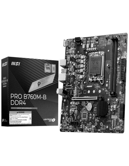 MSI Placa Base PRO B760M-B DDR4  mATX LGA1700