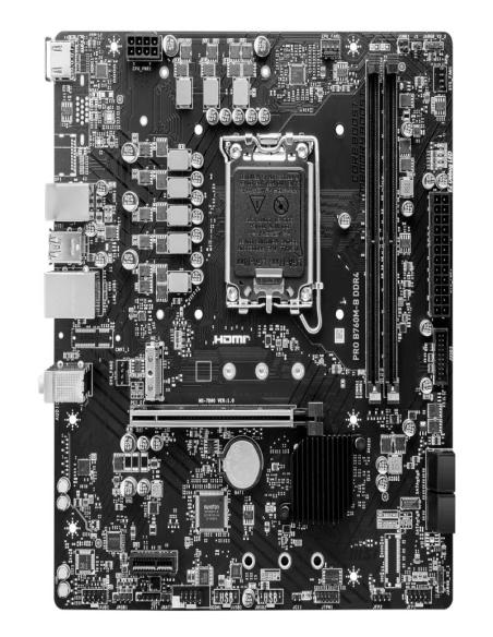 MSI Placa Base PRO B760M-B DDR4  mATX LGA1700