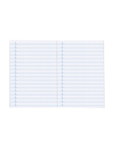 Libreta liderpapel pautaguia tapa cartoncillo 32h din a5 75gr cuadriculado pautado 5mm con margen 6 colores surtidos