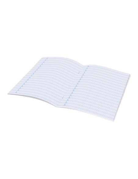 Libreta liderpapel pautaguia tapa cartoncillo 32h din a5 75gr cuadriculado pautado 5mm con margen 6 colores surtidos