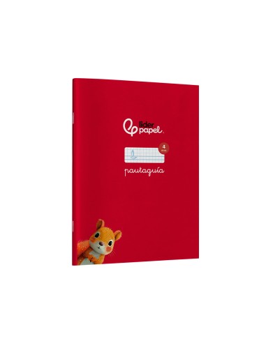 Libreta liderpapel pautaguia tapa cartoncillo 32h din a5 75gr cuadriculado pautado 4mm con margen 6 colores surtidos