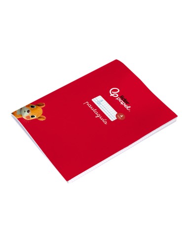 Libreta liderpapel pautaguia tapa cartoncillo 32h din a5 75gr cuadriculado pautado 4mm con margen 6 colores surtidos