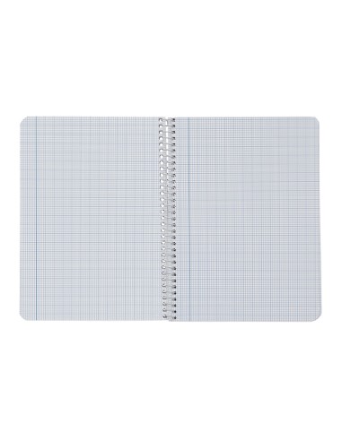 Cuaderno espiral liderpapel din a4 smart tapa blanda 80h 75gr milimetrado 2mm colores surtidos