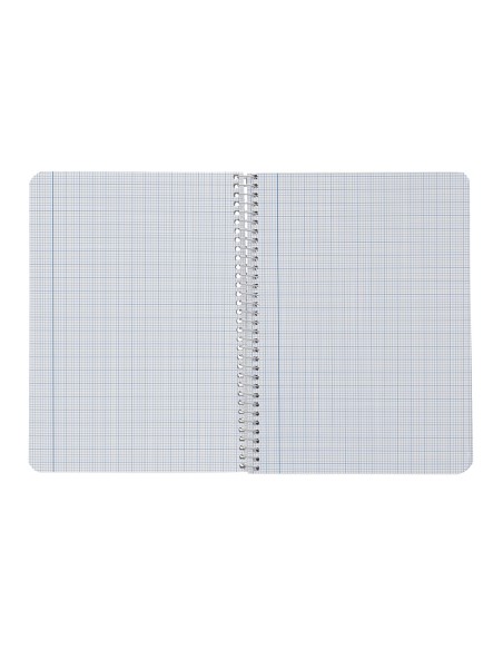 Cuaderno espiral liderpapel din a4 smart tapa blanda 80h 75gr milimetrado 2mm colores surtidos