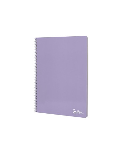 Cuaderno espiral liderpapel din a4 smart tapa blanda 80h 75gr cuadro 8 mm con margen colores surtidos