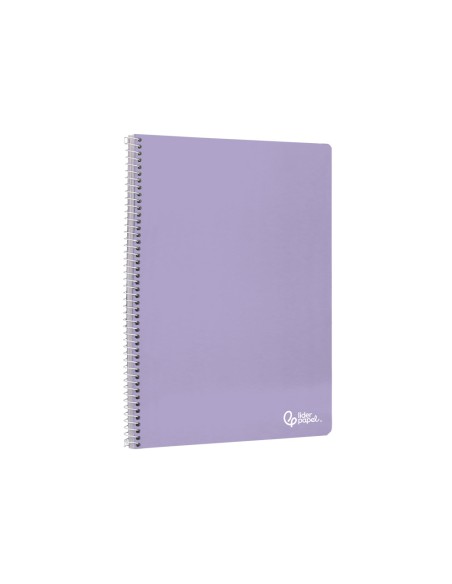 Cuaderno espiral liderpapel din a4 smart tapa blanda 80h 75gr cuadro 5 mm con margen colores surtidos