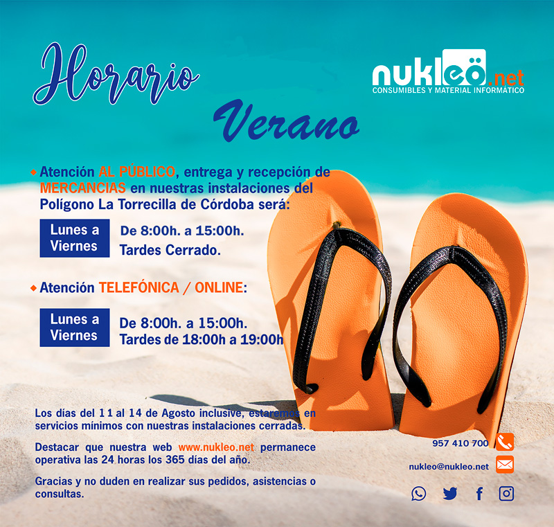 HORARIO VERANO
